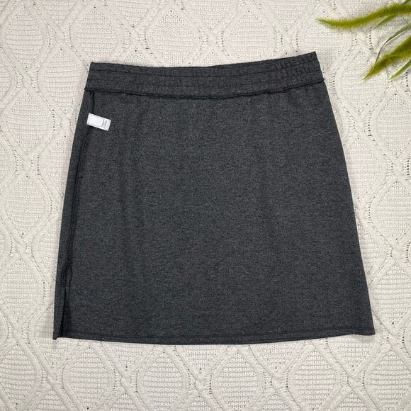 NWT J.Jill  A-line Drawstring Skirt Gray Petit Large - Picture 3 of 8